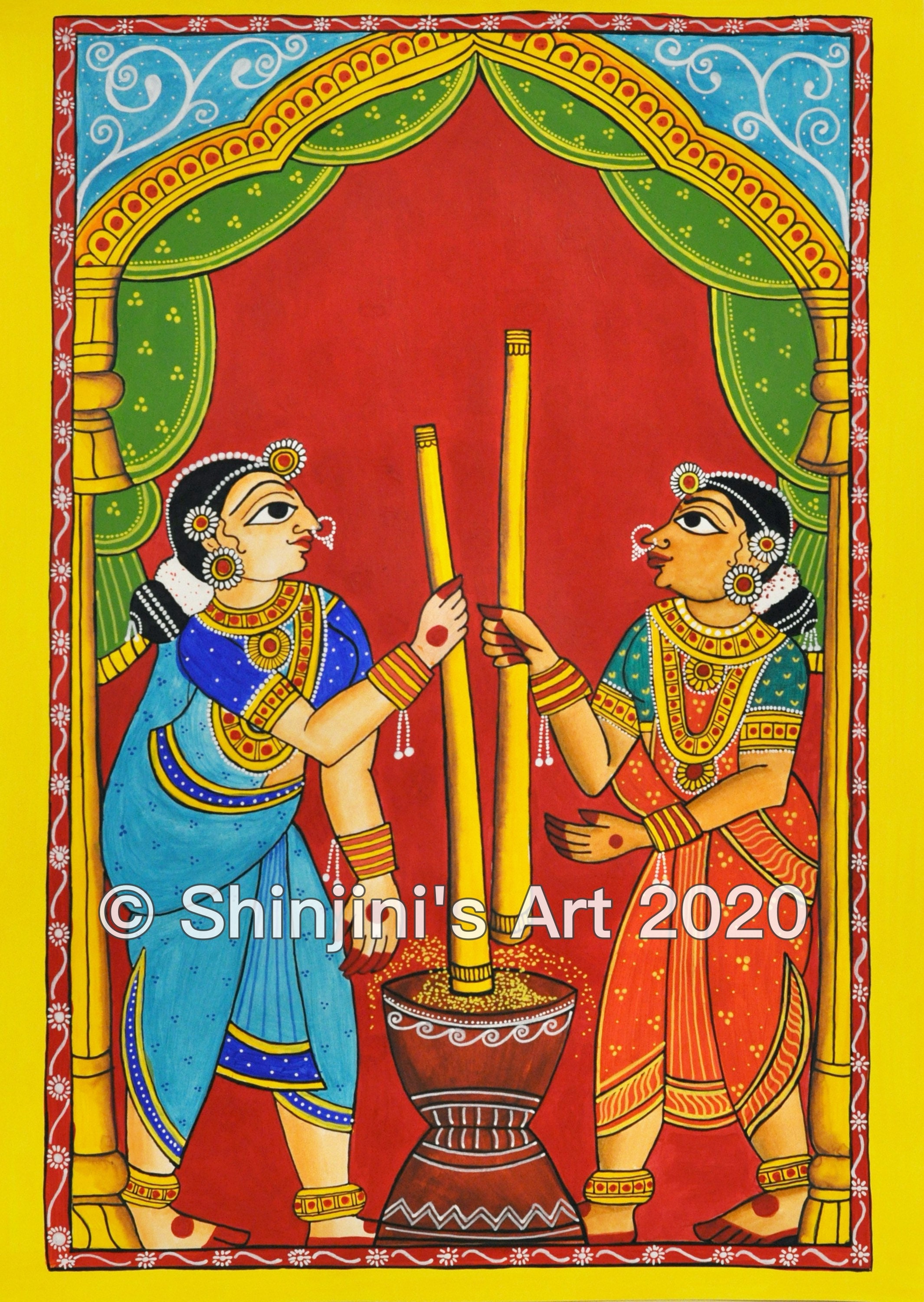 Cheriyal painting deals