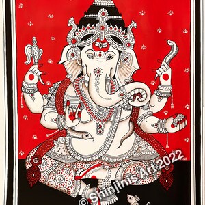 Ganesha (Indian Kalamkari Folk Art)