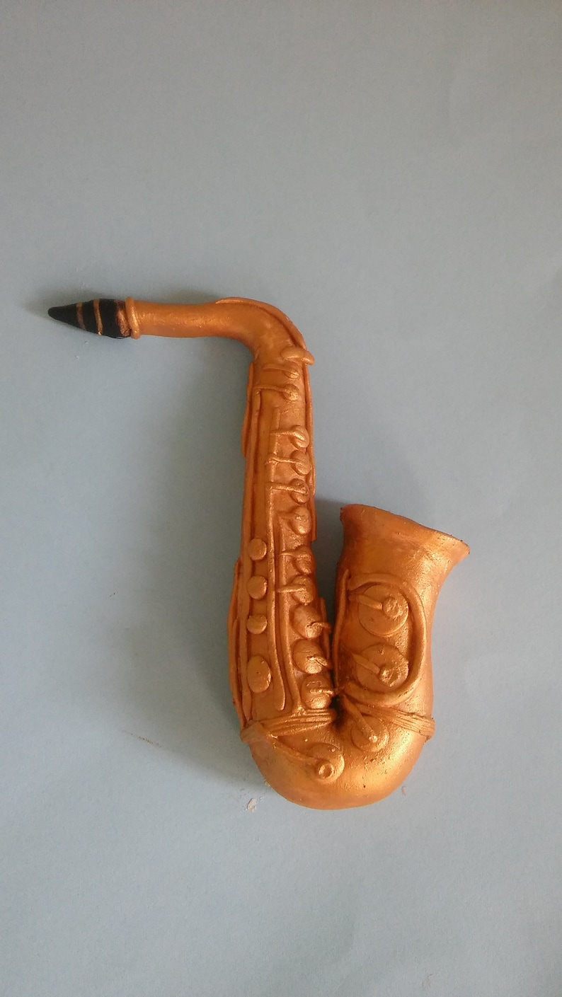 Saxophone Fondant Cake Topper Musician Cake Topper Handmade Edible Cake Topper Musician Birthday