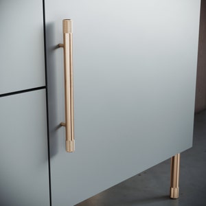 Knurled Gold Kitchen Knobs, Knurled Brass Cabinet Handles, Replacement Door Handles, Knurled Brass Pull Bar, Diamond Cut Knurled Knobs