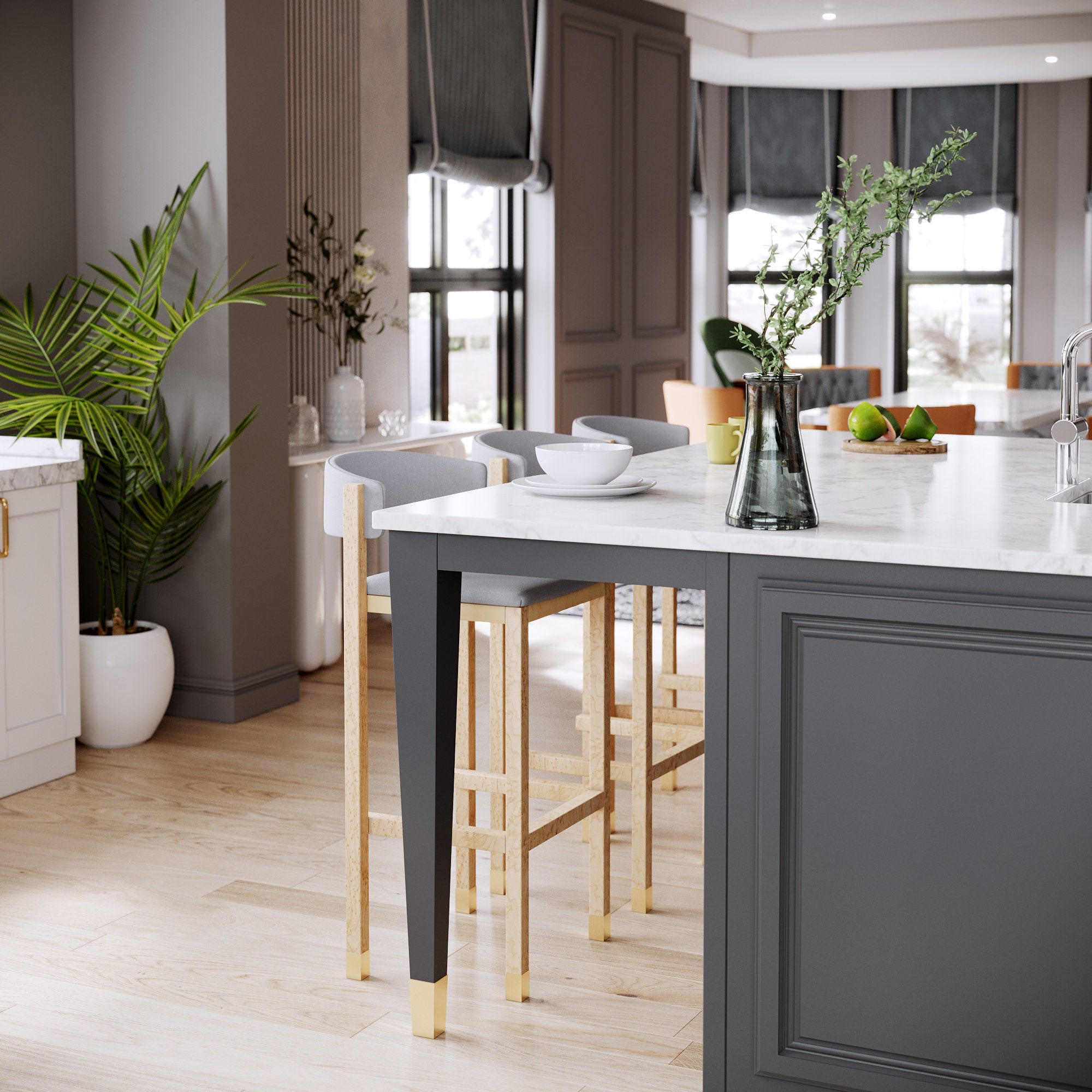 Gold Metal Leg Cap Brass Leg Cap Gold Ferrule Brushed Brass Etsy