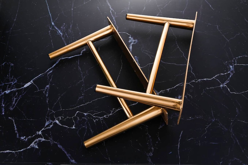 7 7/8'' Tapered Legs Legs Legs Gold Etsy
