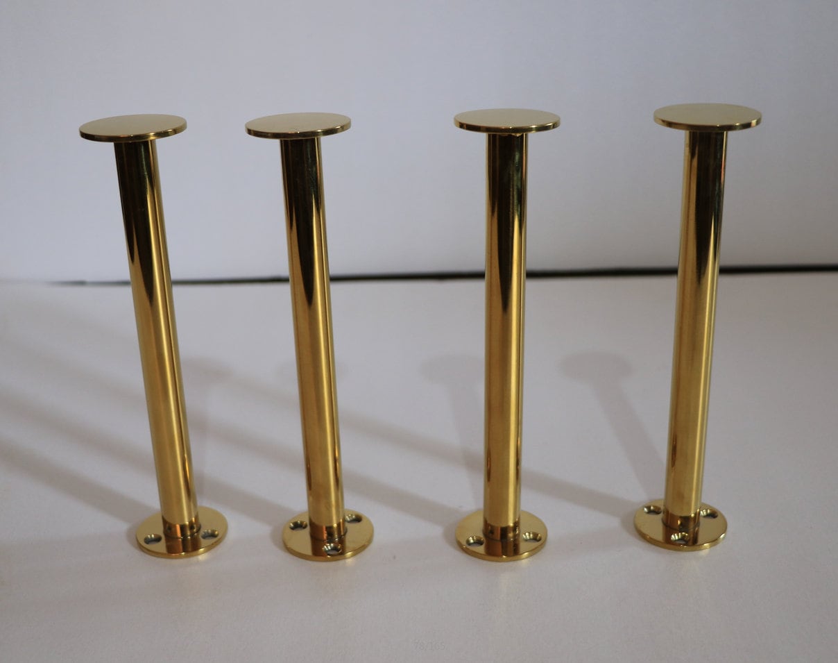 7 7/8'' Tapered Legs Legs Brass Legs Etsy