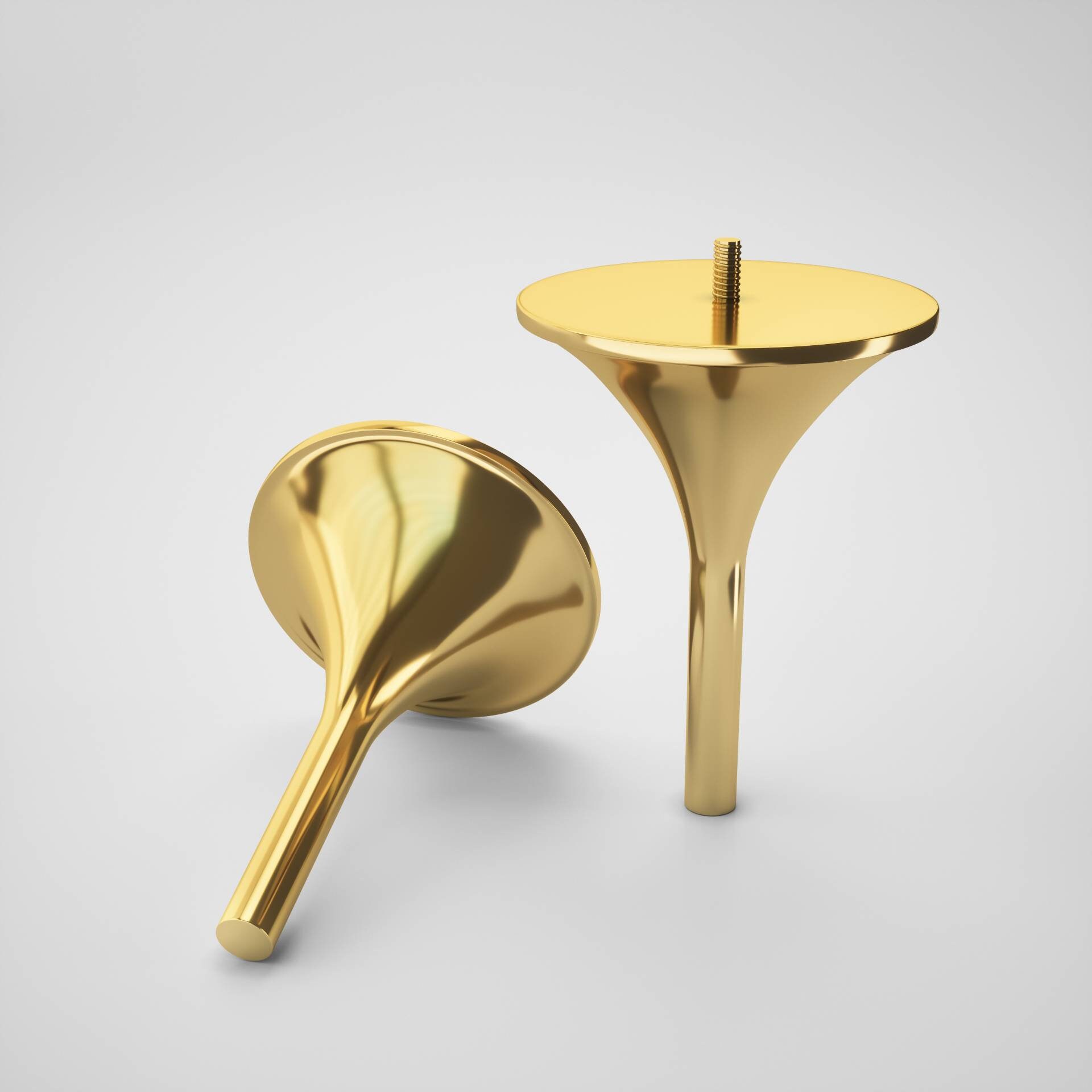 Set of 4 Furniture Legs Couch Legs Brass Sofa Legs Gold Etsy