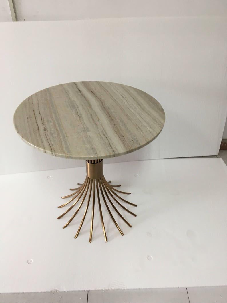 29'' BOUQUET Round Table Base Rose Gold Table Base Etsy