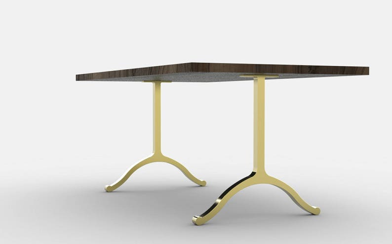 Chrome Table Base 28 Metal Legs Dining Brass Ivadecorstudio