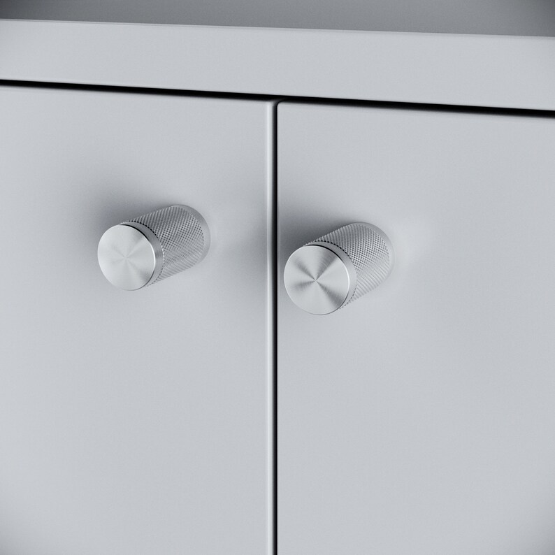 Knurled Gold Kitchen Knobs Knurled Brass Handles Etsy