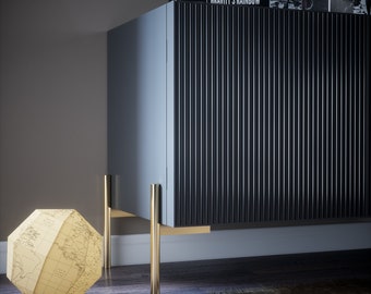 Juego de 4 patas de gabinete de latón, patas de muebles de latón, patas de banco de metal, patas de gabinete de oro, patas de muebles de reemplazo, patas de gabinete