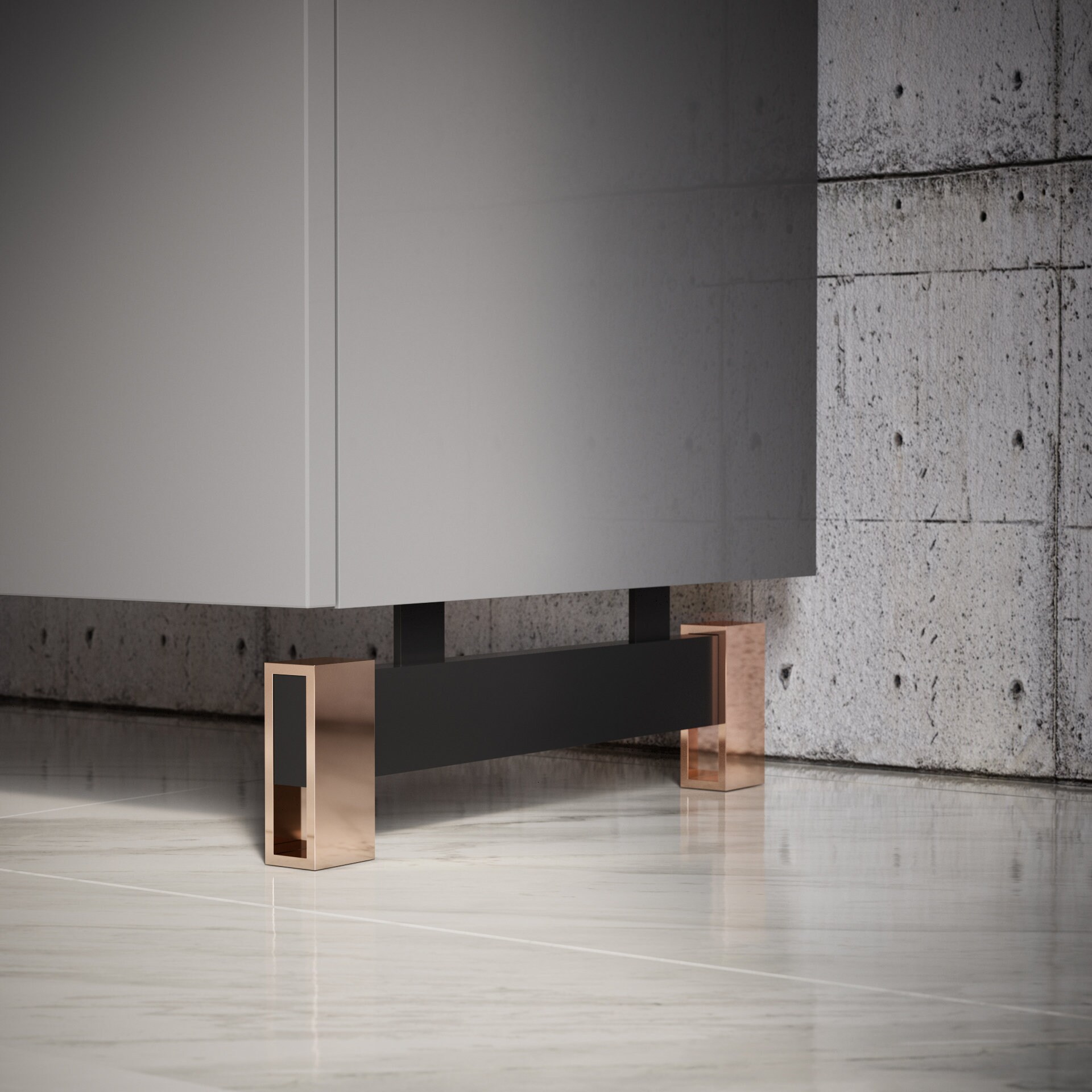 Set of 2 Custom Legs Furniture Bases Copper Sofa Etsy