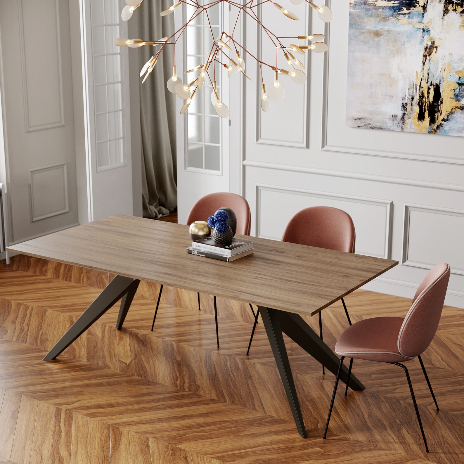 Set of 2 28 Live Edge Base Dining Table Base Metal Table Etsy