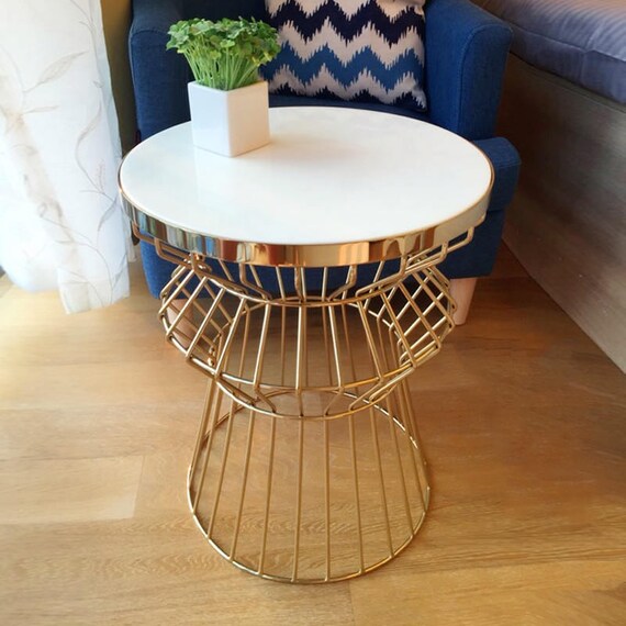 Hairpin Coffee Table Marble Coffee Table Chic Home Coffee Etsy