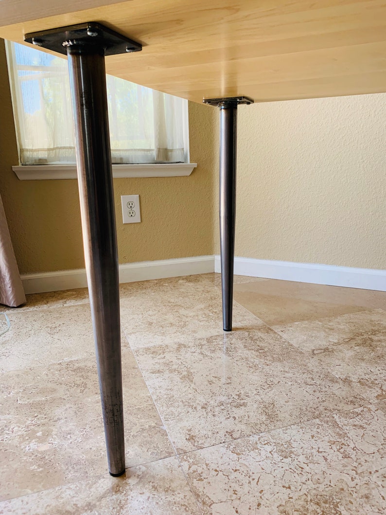 28'' Metal Tapered Legs Tapered Table Legs Tapered Etsy