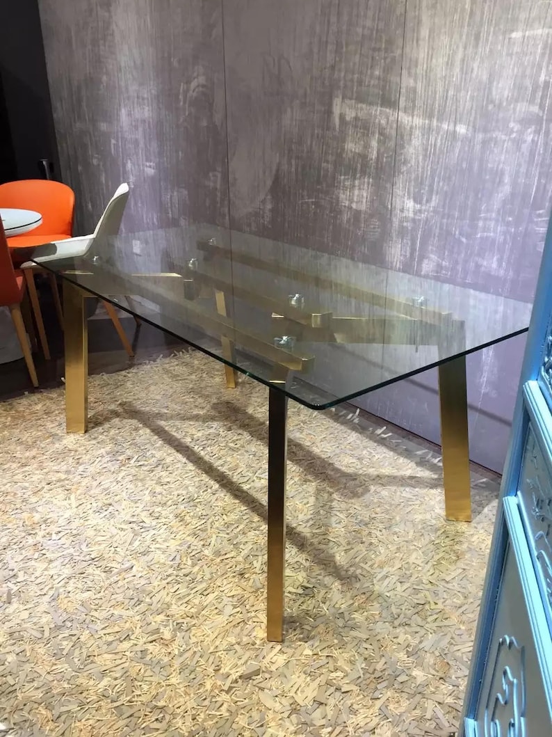 28 Metal Table Legs Dining Base Chrome Image 0
