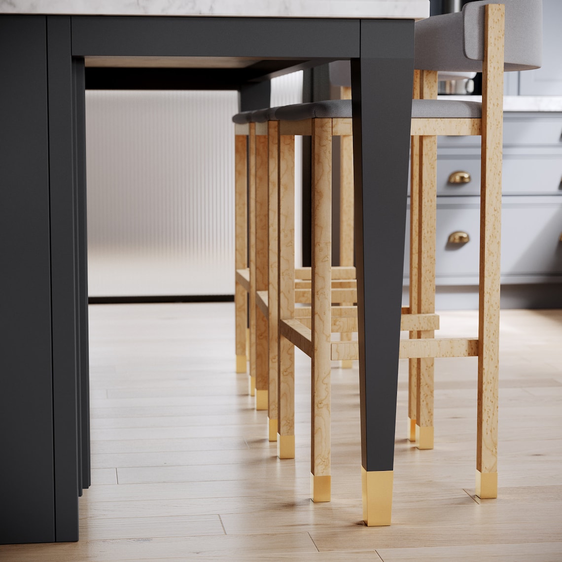 Gold Metal Leg Cap Brass Leg Cap Gold Ferrule Brushed Brass Etsy