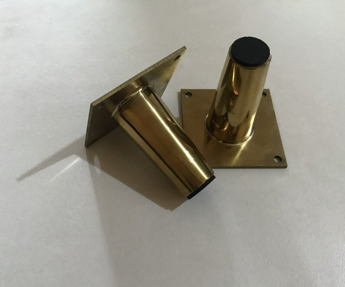 3'' Sofa Leg Furniture Leg Brass Furniture Leg Sofa Etsy UK