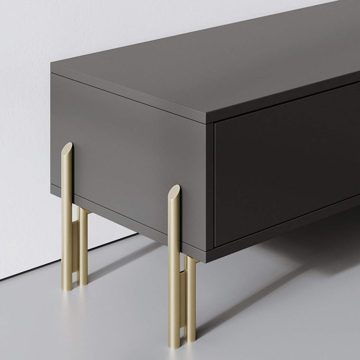 Set of 4 Brass Legs Brass Furniture Legs Metal Bench Etsy