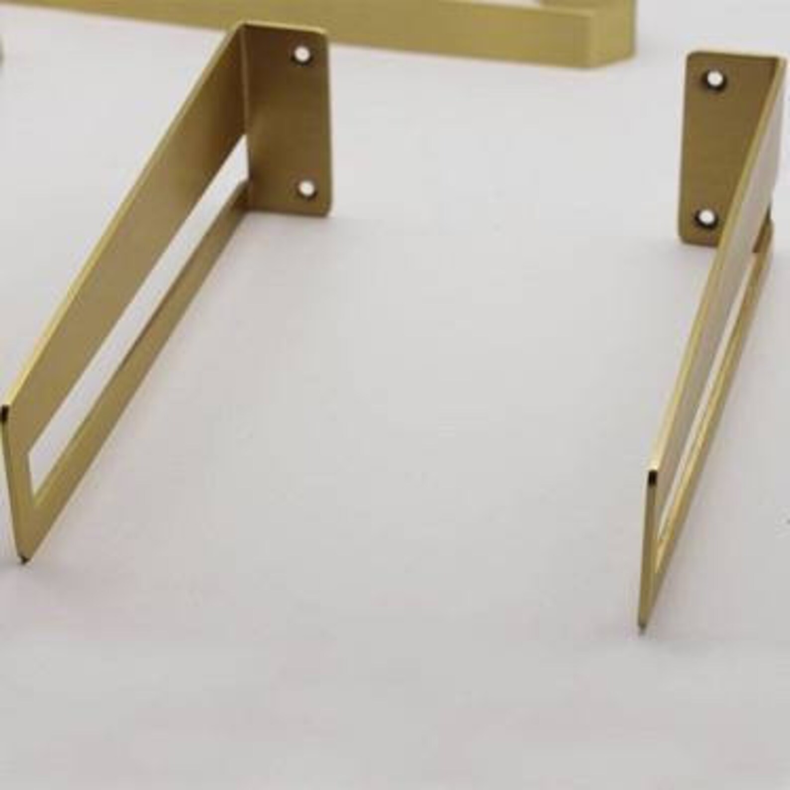 Brass Floating Shelf Bracket Etsy