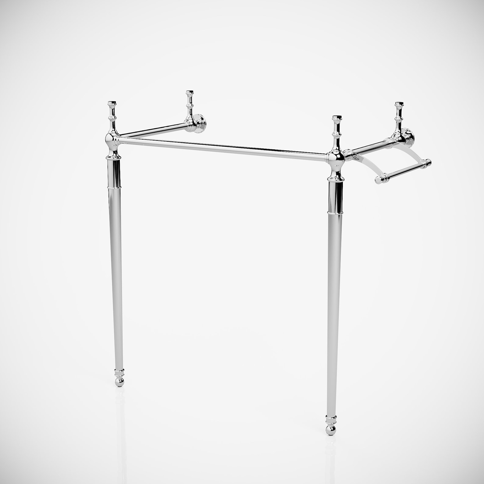 Gold Wallmount Console Sink Base Brass Edwardian Sink Base Etsy