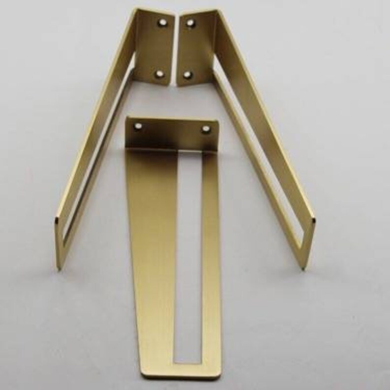 Brass Floating Shelf Bracket Etsy