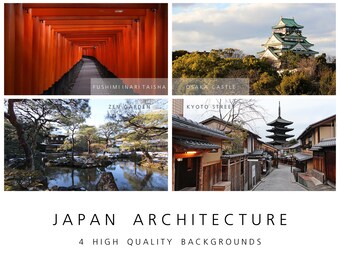 Zoom Background Pack [Japan Architecture] - Japanese Scenery Virtual Background Backdrop Video Conference Call Wallpaper JPG HD