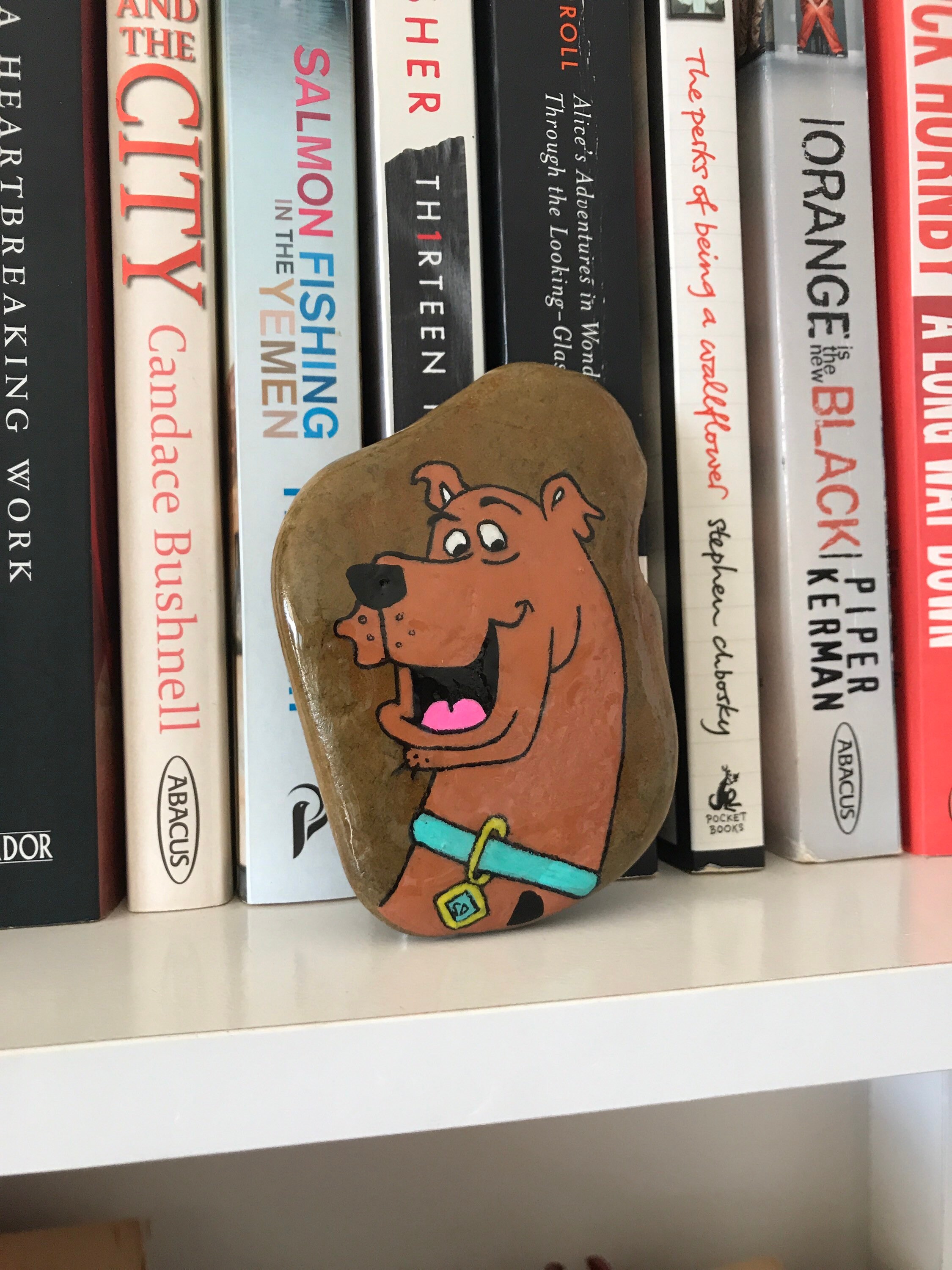 Scooby Doo Painted Rock, Hand Painted, Handmade, Art, Cartoon, River ...