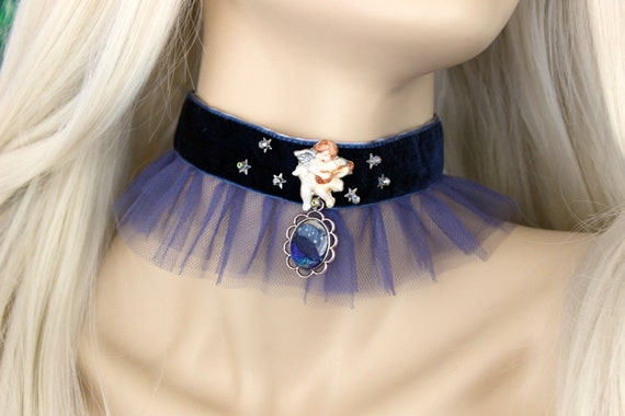 Wish Upon a Star Tutu Ribbon Choker Necklace Etsy