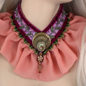 Passionfruit Souffle Ribbon Necklace