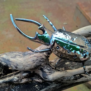 Hand Forged Beetle Sculpture