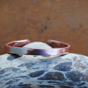 Luxury Hand Forged Copper Bangle image 1