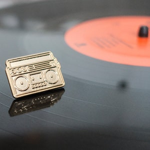 BOOMBOX ENAMEL PIN