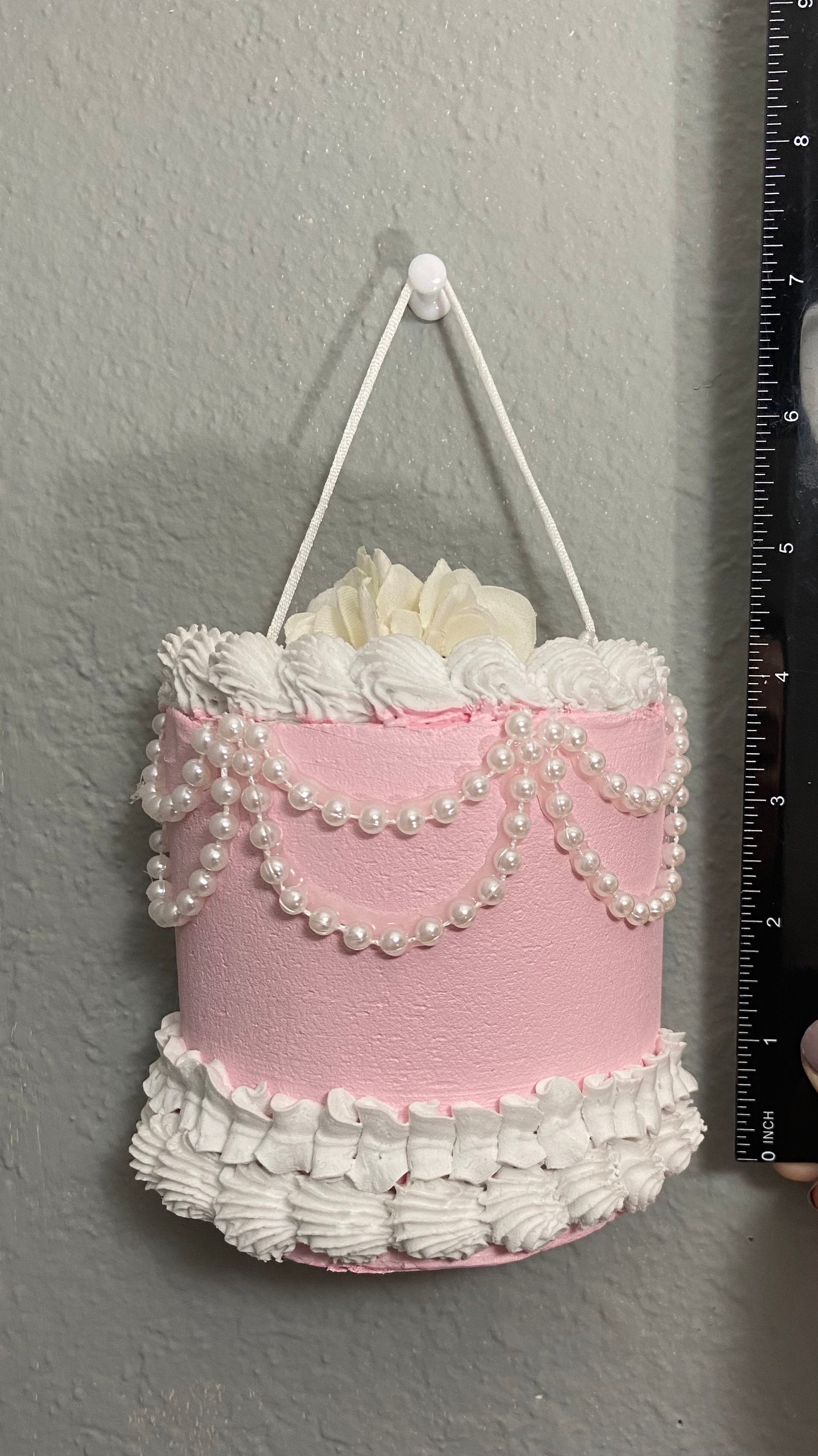 Bakery Decorations Pink Fake Cake Wall Decorations - Etsy