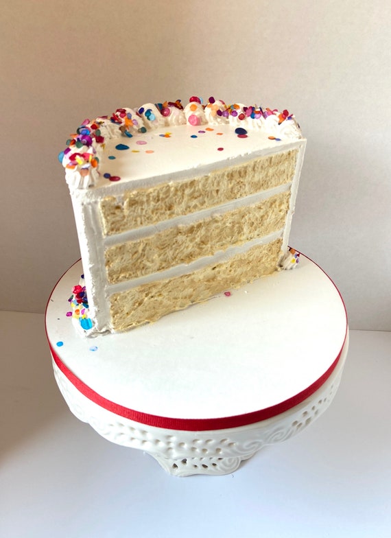 Half Birthday Cake Fake Cake Party Prop Etsy