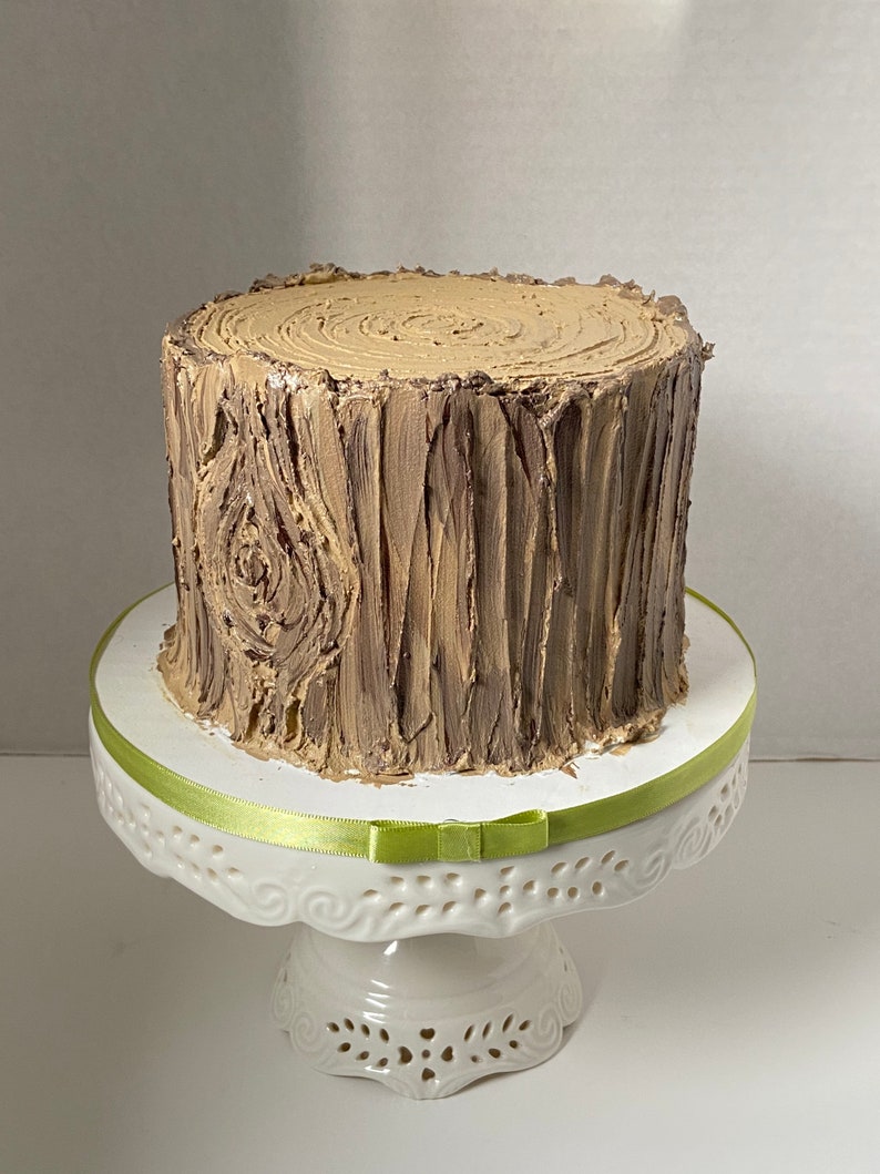 Fake tree stump 6 inch faux wood photo prop Etsy