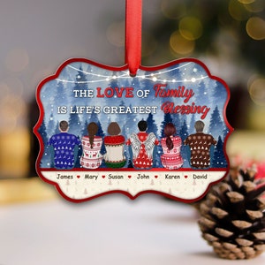 Personalized Family Ornament 2023, Christmas Gifts for Brothers & Sisters, Family Gifts, Memorial Gift, Memory Ornament, Christmas Decor
