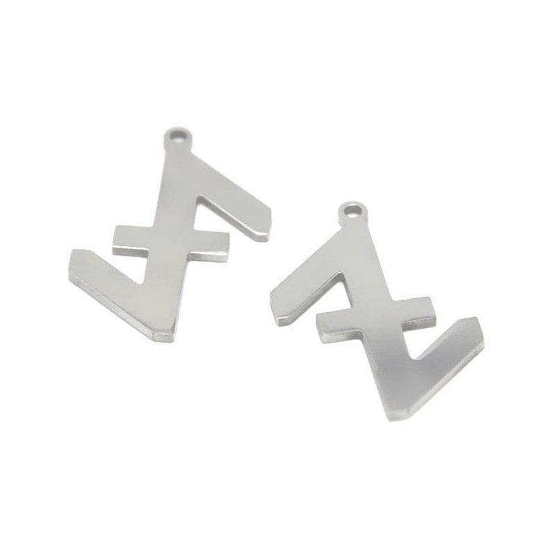 Lot 50 Anneaux créoles argentées 25x20mm