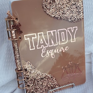 Custom Notebook, Pen and Keychain