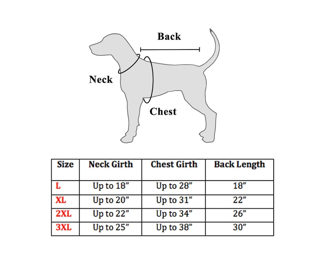 Large dog pajamas and clothing suitable for Pitbull-type dogs