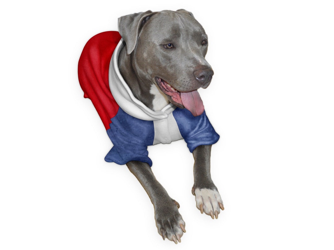 LovinPet Großer Hunde-Pullover Im Streifenlook – 2-Bein-Design, Weiches Baumwollmix, Für Große Rassen Wie Pitbull, Labbi & Co.