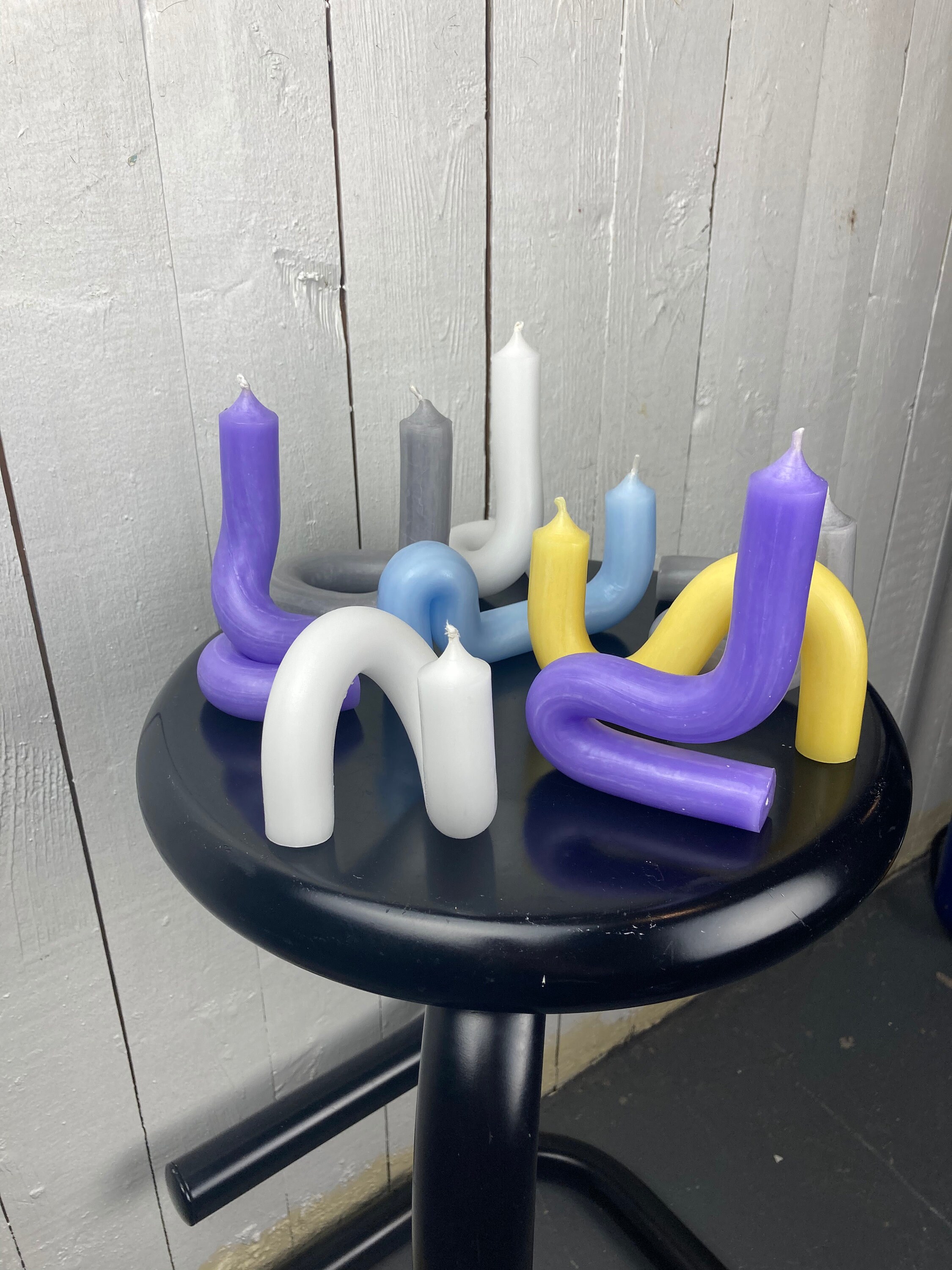 Freestanding candle shape N Twisted Candle Decor The Etsy