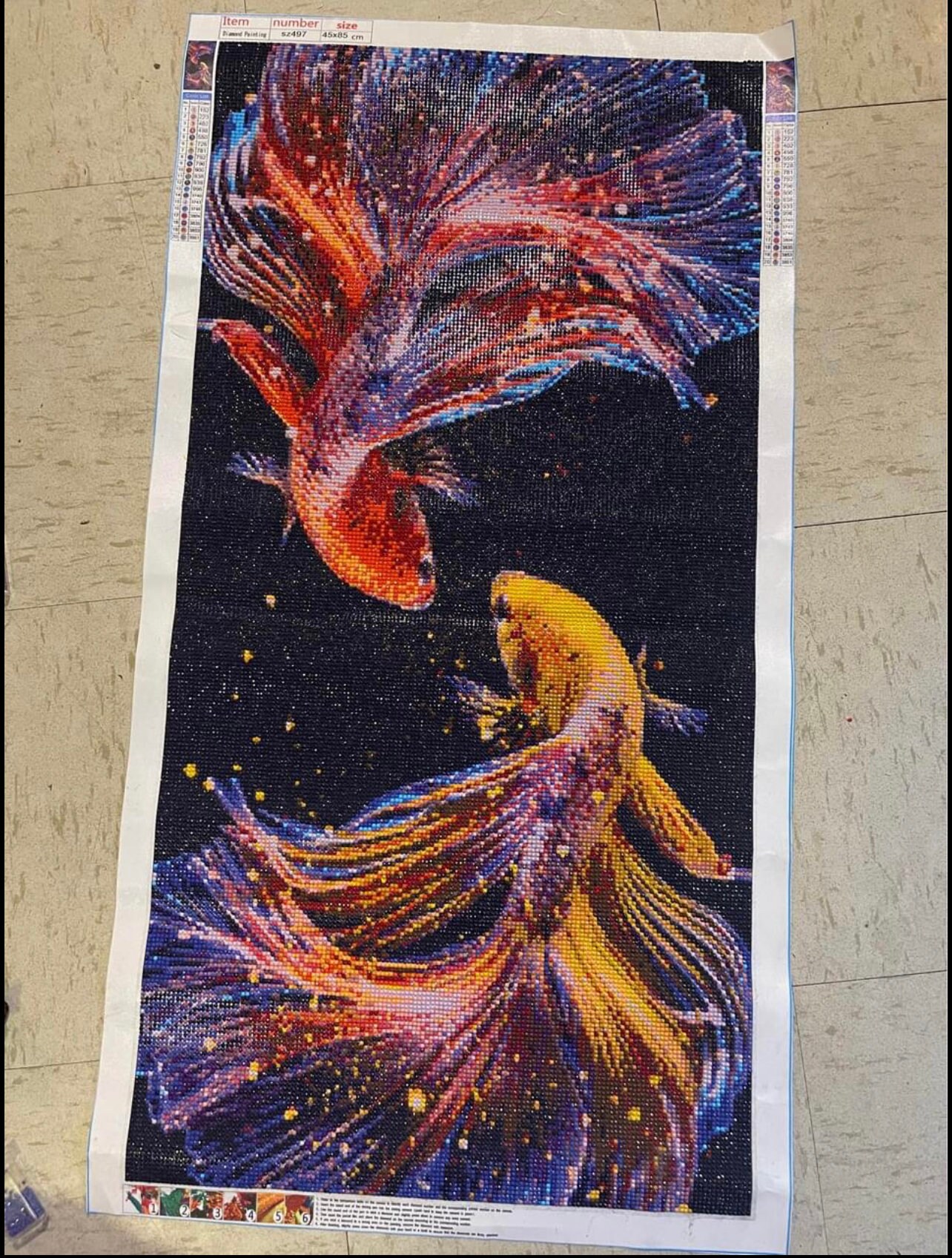 diamond painting koi