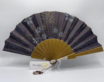 Satin & Gold Fan
