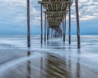 Avon Pier, Outer Banks Foto, OBBx Pier Print, Ocean Pier Kunst, Pier Wandkunst, Avon Pier