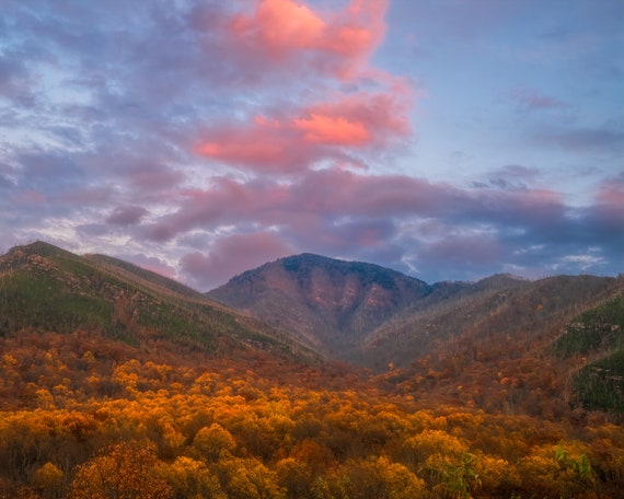 Magical Sunrise - Valley View 11X14 Canvas Print