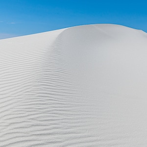 White Sands Desert Fine Art-print | Landschapsfotografie zuidwesten | Wanddecoratie zandduinen | Serene natuurprint | Metal Art uit New Mexico