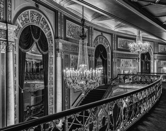 Detroit Black and White, Black and White Ballroom, Chandelier, "Black & White Chandeliers"