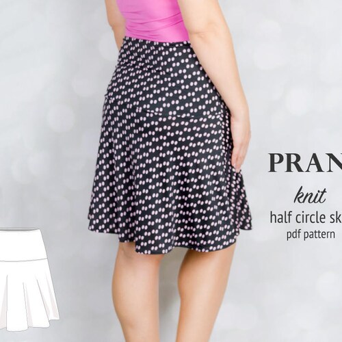 Half Circle Skirt Pattern / Pdf Sewing Pattern for Women With - Etsy