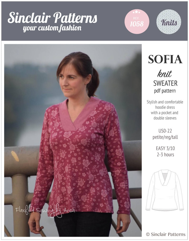 Sweater Sewing Pattern /PDF Sewing Patterns for Women / Sewing Etsy