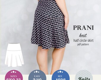 Half circle skirt knit hotsell