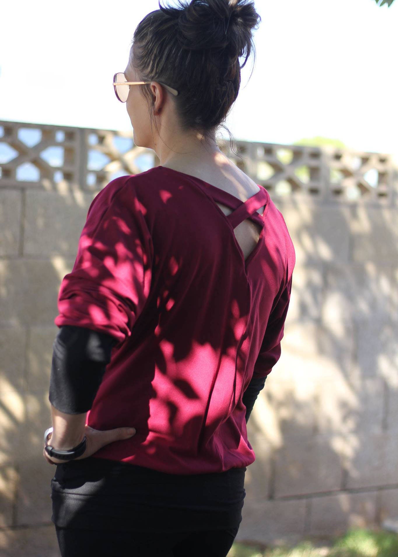 Batwing Knit Top Sewing Pattern Pdf /PDF Sewing Patterns for - Etsy