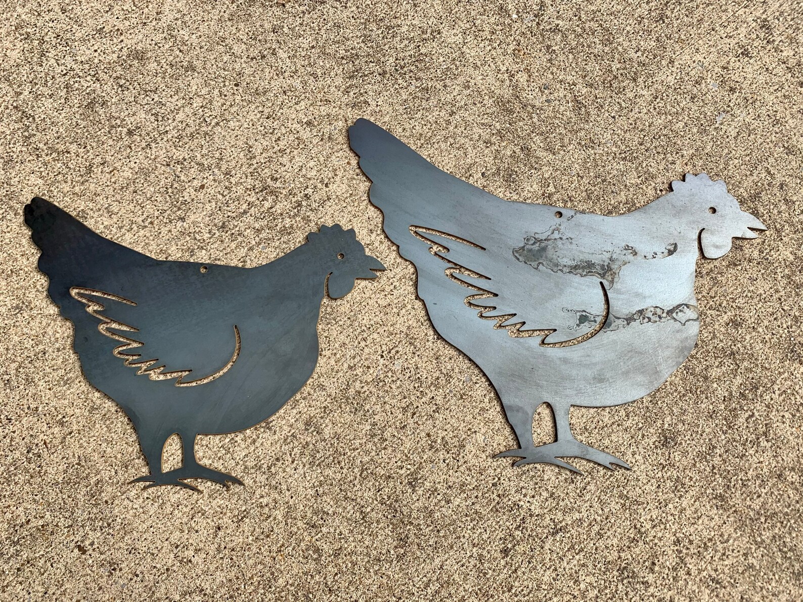 Chicken Metal Sign Hen Metal Sign Chicken Coop Farmhouse Etsy